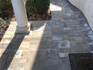 nicolock southbay south bay blend stone ridge walkway with 6x9 border walk